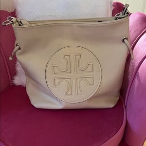 Tory Burch Cream Shoulder Bag